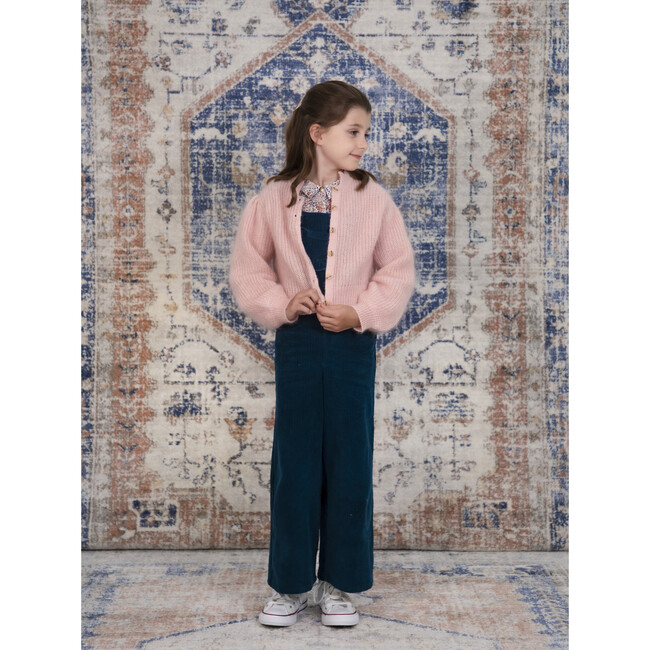 Lila Petal Collar Cardigan, Milkshake - Cardigans - 4