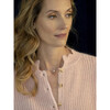 Women's Lila Petal Collar Cardigan, Milkshake - Cardigans - 4