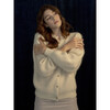 Women's Lila Petal Collar Cardigan, Vanila - Cardigans - 10