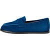 Ryan Suede Loafers, Navy - Loafers - 1 - thumbnail