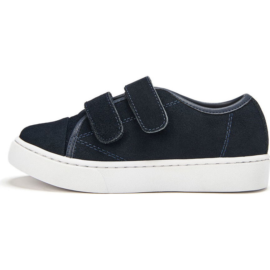 Robby 3.0 Suede Double Velcro Strap Sneakers, Navy - Sneakers - 1