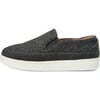 Marty Wool Slip-On Sneakers, Dark Grey - Sneakers - 1 - thumbnail