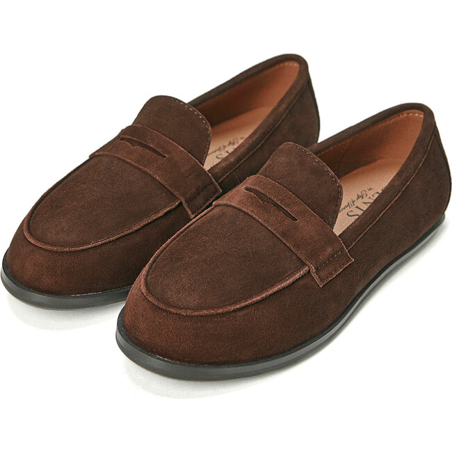 Ryan Suede Loafers, Chocolate - Loafers - 2