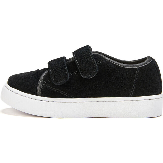 Robby 3.0 Suede Double Velcro Strap Sneakers, Black
