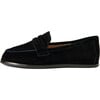 Ryan Suede Loafers, Black - Loafers - 1 - thumbnail