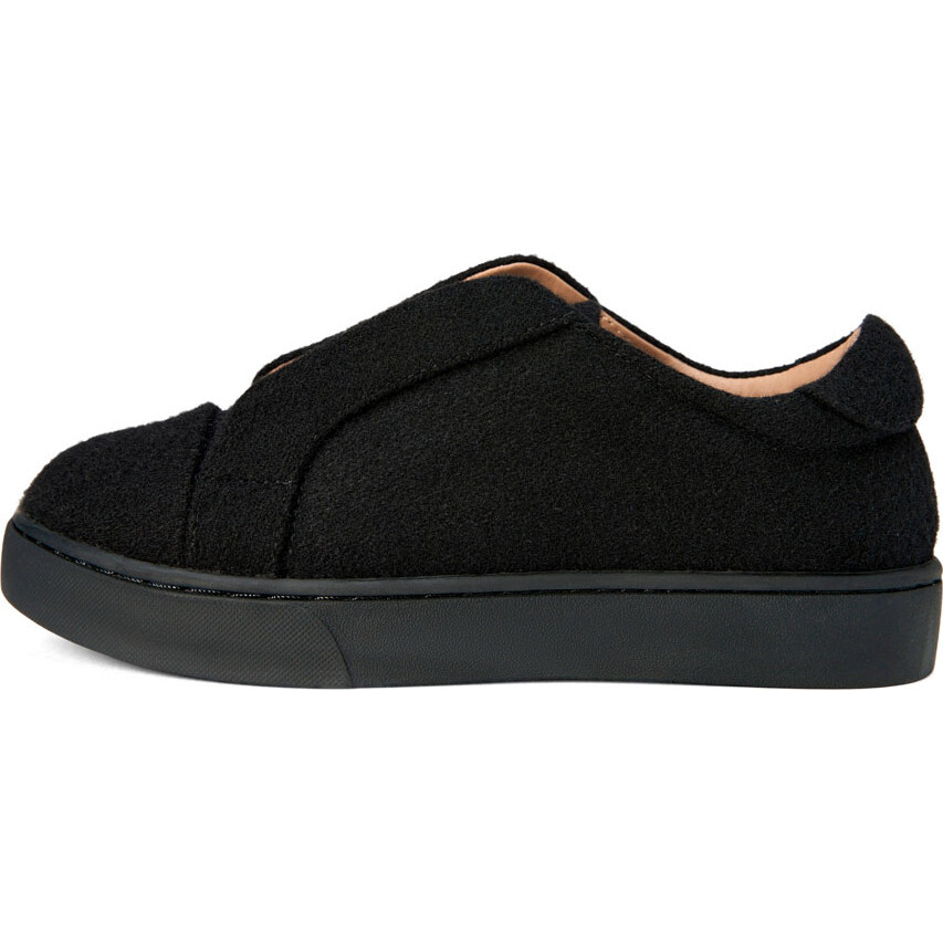 Frank Wool Elasticated Webbing Strap Slip-On Boots, Black - Loafers - 1