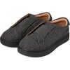 Frank Wool Elasticated Webbing Strap Slip-On Boots, Dark Grey - Loafers - 2