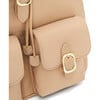 Jamie Multi-Pocket Backpack, Beige - Backpacks - 3