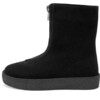 Leah Suede Zipped High Shoes, Black - Boots - 3