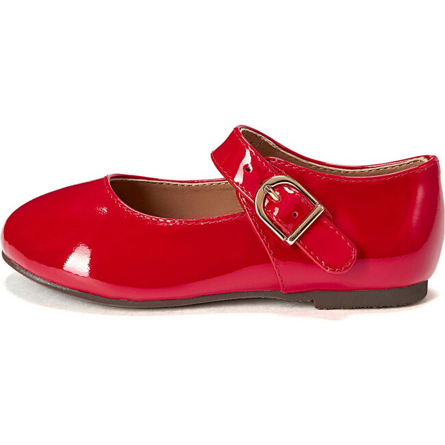 Juni 2.0 Patent Leather Round-Toe Mary Jane Shoes, Red