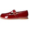 Hannah 2.0 Glossy Leather T-Bar Strap Shoes, Burgundy - T-Straps - 1 - thumbnail