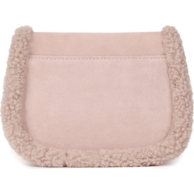 Shae Suede Crossbody Buckled Bag, Pink - Bags - 2