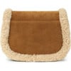 Shae Suede Crossbody Buckled Bag, Camel - Bags - 2