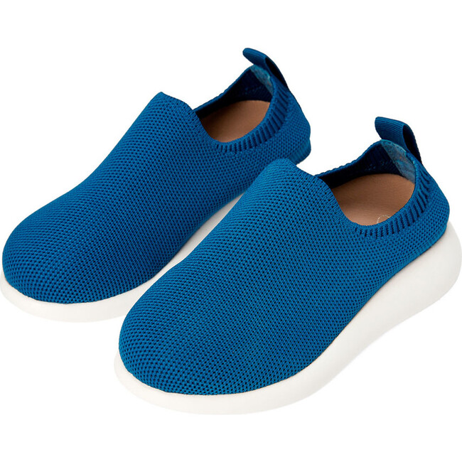 Reese Breathable Mesh Slip-On Sneakers, Navy - Sneakers - 2