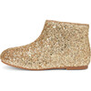 Chiara Glitter Zipped Boots, Gold - Boots - 1 - thumbnail