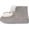 Aspen Fluffy Shearling Suede Boots, Grey - Boots - 1 - thumbnail