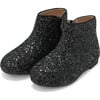 Chiara Glitter Zipped Boots, Black - Boots - 2