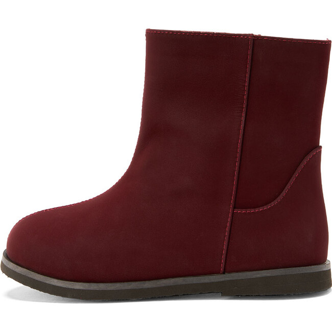 Ann 3.0 Suede Straight Boots, Burgundy