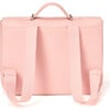 Boston Leather School Bag, Pink - Backpacks - 3