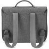 Boston Wool School Bag, Grey - Backpacks - 3