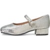 Agnese Heeled Sequins Mary Jane Shoes, Silver - Mary Janes - 1 - thumbnail