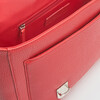 Boston Leather School Bag, Red - Backpacks - 4