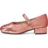 Agnese Heeled Sequins Mary Jane Shoes, Pink - Mary Janes - 1 - thumbnail