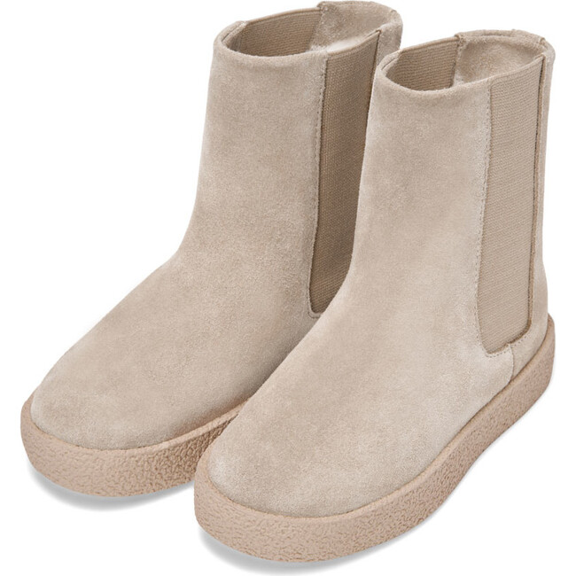 Adalyn Suede Chelsea Boots, Beige - Boots - 2