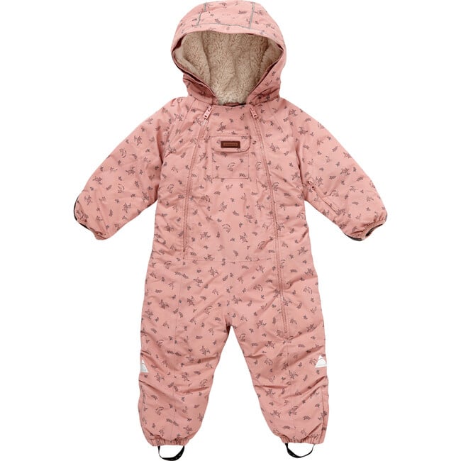 Waterproof Padded Winter Suit, Winter Floral - Snowsuits - 5