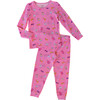 Vacation Vibes PJ, Pink - Pajamas - 1 - thumbnail