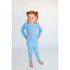 Rainbow Hearts PJ, Blue - Pajamas - 2