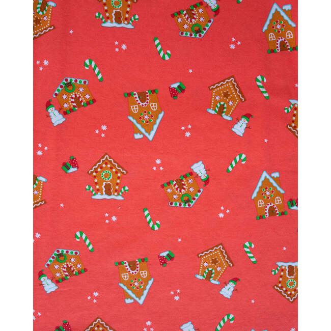 Gingerbread PJ, Red - Pajamas - 3