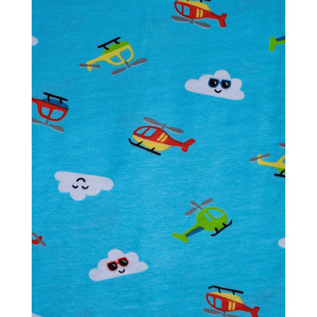 Helicopters PJ, Blue - Pajamas - 3