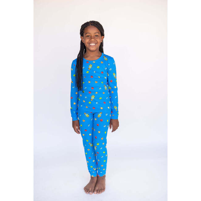 Build a Block PJ, Blue - Pajamas - 5