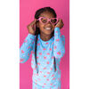 Rainbow Hearts PJ, Blue - Pajamas - 5