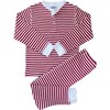 Candy Cane Stripe Waffle Cotton Set - Pajamas - 1 - thumbnail