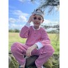 Candy Cane Stripe Waffle Cotton Set - Pajamas - 5