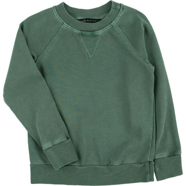 Iggy Long Raglan Sleeve Pullover, Heritage Green