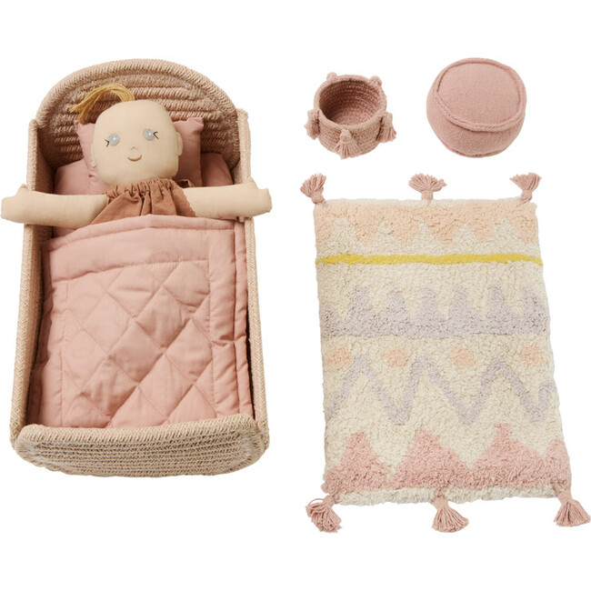 Mini Lorena Ammi Doll & Bed Toy Set