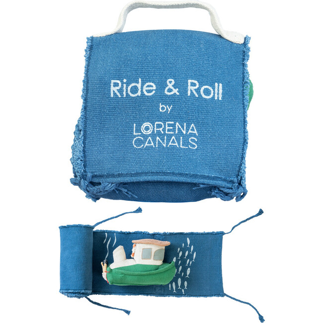 Ride & Roll Sea Clean-Up Boat Canvas Playmat Set