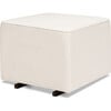 Davinci Universal Gliding Ottoman, Performance Cream Linen - Ottomans - 1 - thumbnail