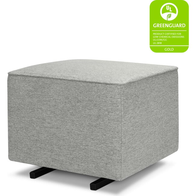 Davinci Universal Gliding Ottoman, Frost Grey - Ottomans - 2