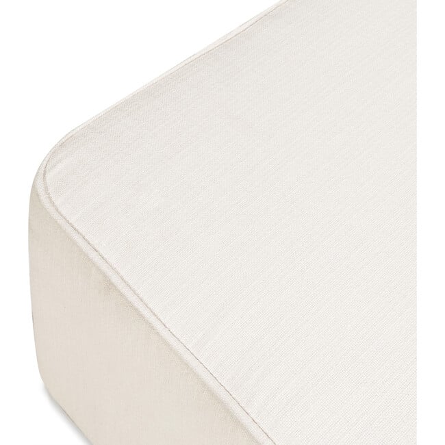 Davinci Universal Gliding Ottoman, Performance Cream Linen - Ottomans - 4