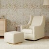 Kiwi Gliding Ottoman, Performance Cream Eco-Weave With Light Wood Base - Ottomans - 5