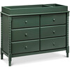 Jenny Lind Spindle 6-Drawer Dresser, Forest Green - Dressers - 5