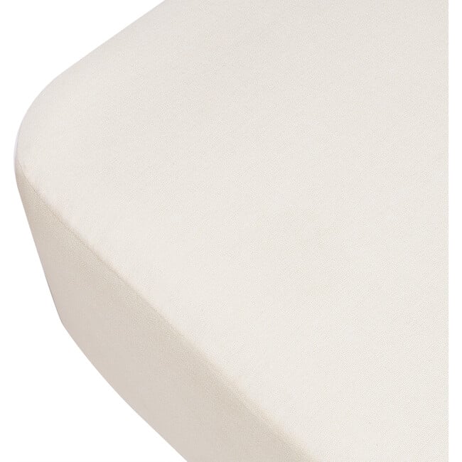 Kiwi Gliding Ottoman, Performance Cream Eco-Weave With Light Wood Base - Ottomans - 9