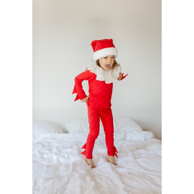 Red Elf Holiday Pajama - Costumes - 3