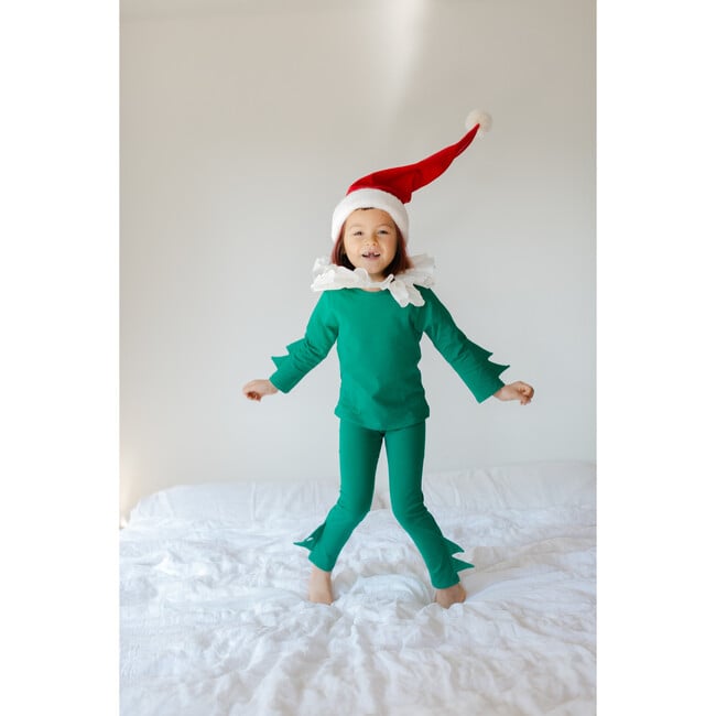 Green & Red Elf Holiday Pajama - Costumes - 3