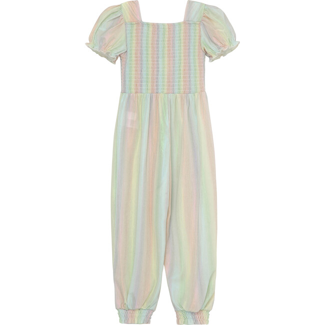 Knit Metallic Jumpsuit, Rainbow - Rompers - 2