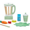 Little Chef Frankfurt Wooden Blender Play Kitchen Accessories, Green - Play Food - 1 - thumbnail